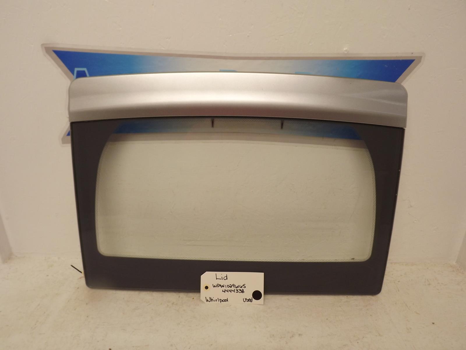 Whirlpool Washer WPW10296165 4444338 Lid Used Whirlpool Washer WPW10296165 4444338 Lid Used